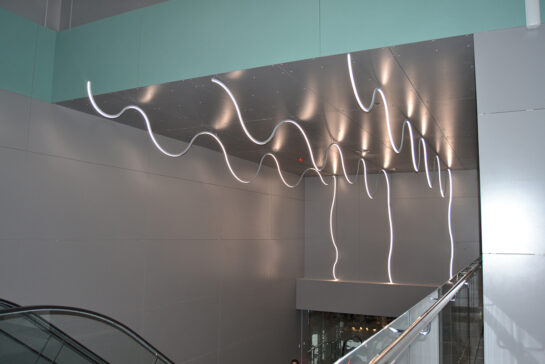 Namilighting, Photo of decorative lighting of commercial facilities, Ukraine.